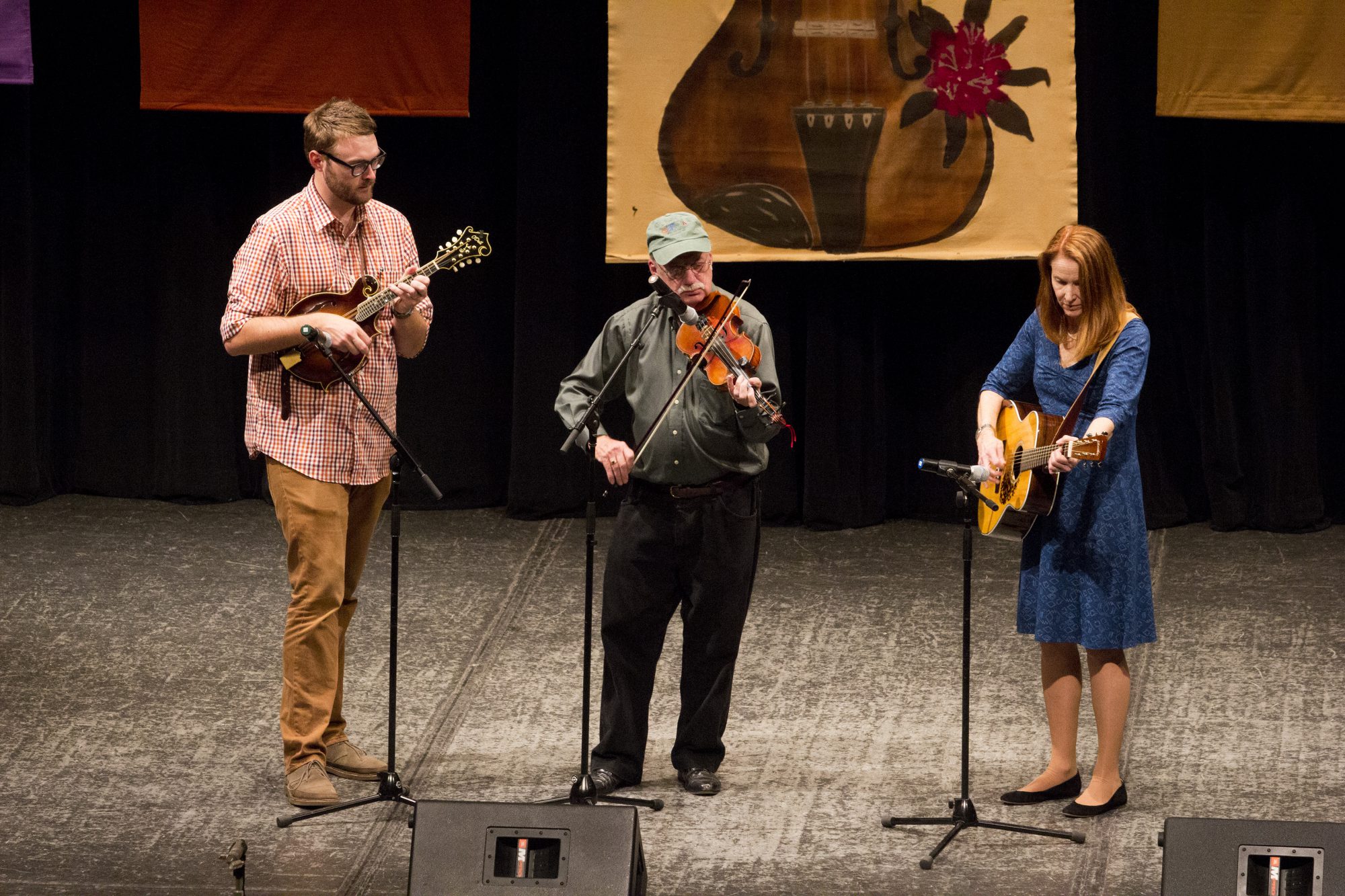 Lunsford Festival performers on stage