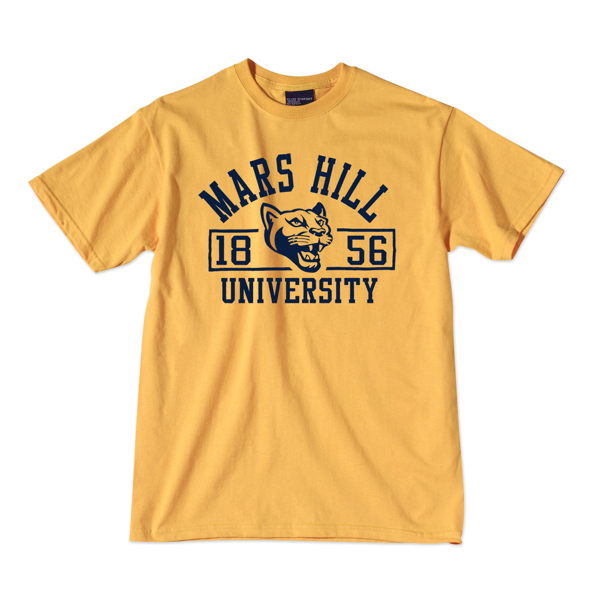 university gold t shirt