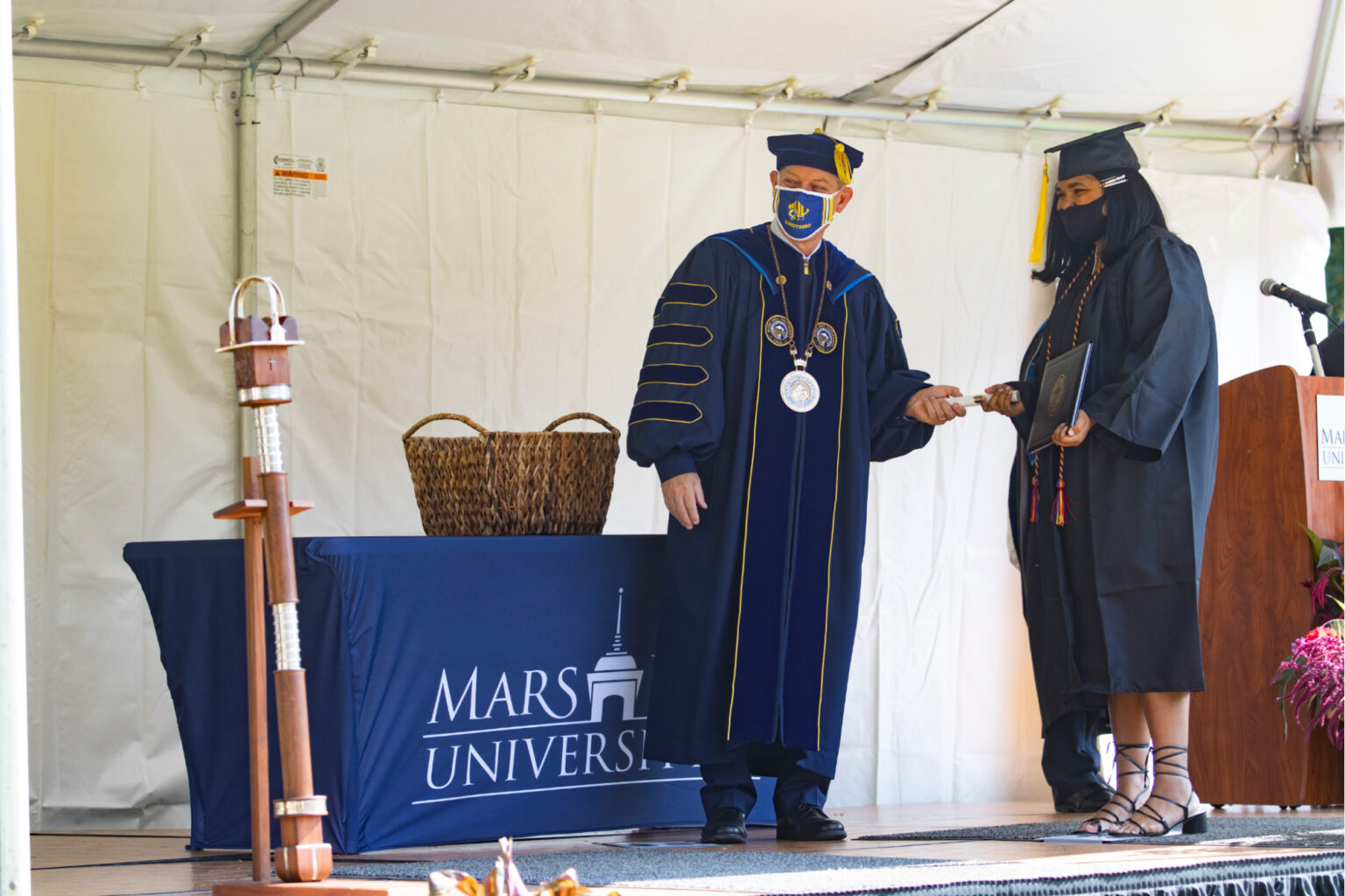 Mars Hill University Holds Commencement Ceremony for Spring and Summer