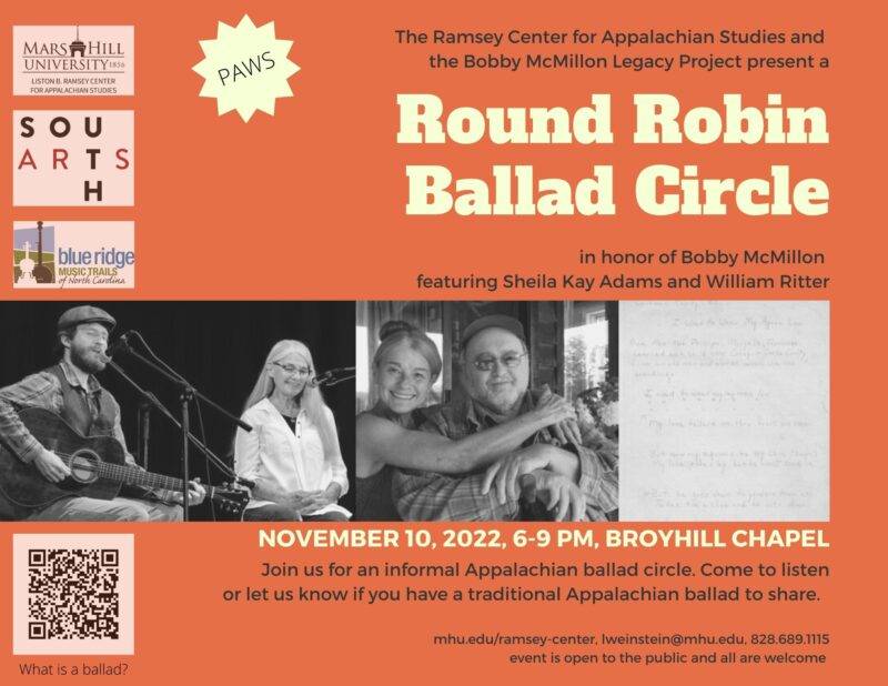 Round Robin Ballad Circle Mars Hill University