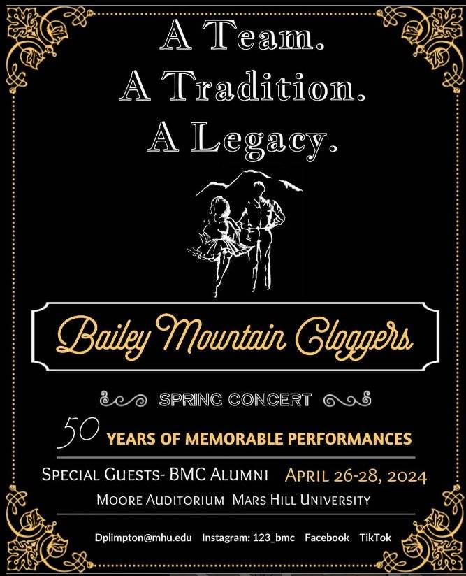 Bailey Mountain Cloggers Spring Concert Mars Hill University