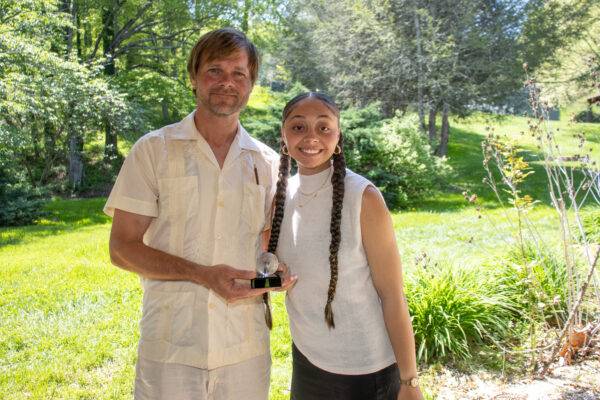 G. McLeod Bryan Award recpients: Ryan Bell (faculty/staff), Nevaeh Rice (student)