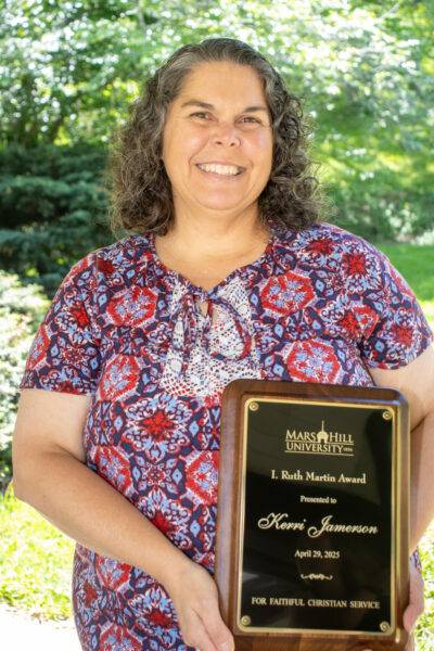 I. Ruth Martin Award recipient Kerri Jamerson