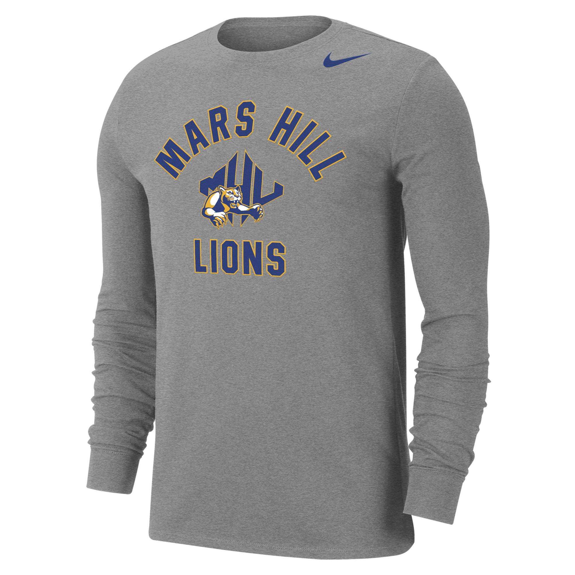 NIKE DRI-FIT COTTON LONG SLEEVE TEE